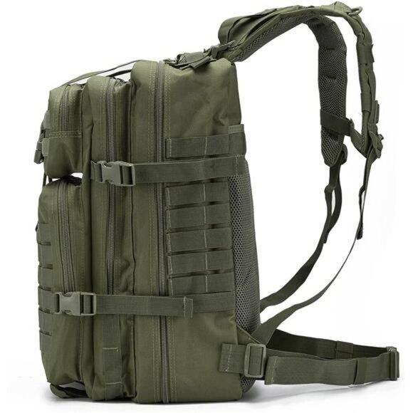 45L Tactical Backpack Molle Hiking Camping Survival Military Bug Out Bag - Picture 3 of 7